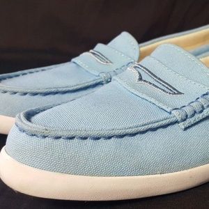 Cole Haan Loafers Blue Canvas Women 9.5 Loafers